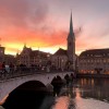A Shared Switzerland Sunset in Zurich