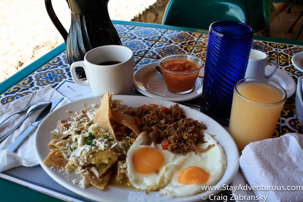 Chilaquiles Verde - it is what is for breakfast