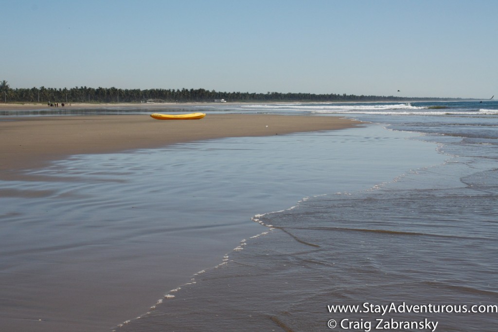 untouched beach for miles.... 