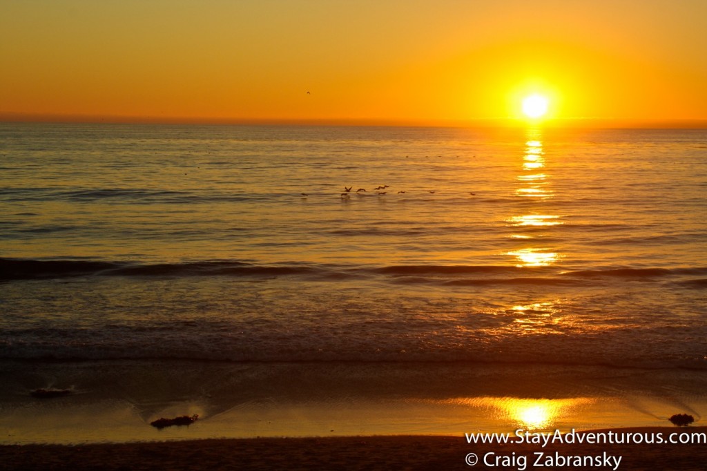 sunset in Carlsbad, Cailfornia