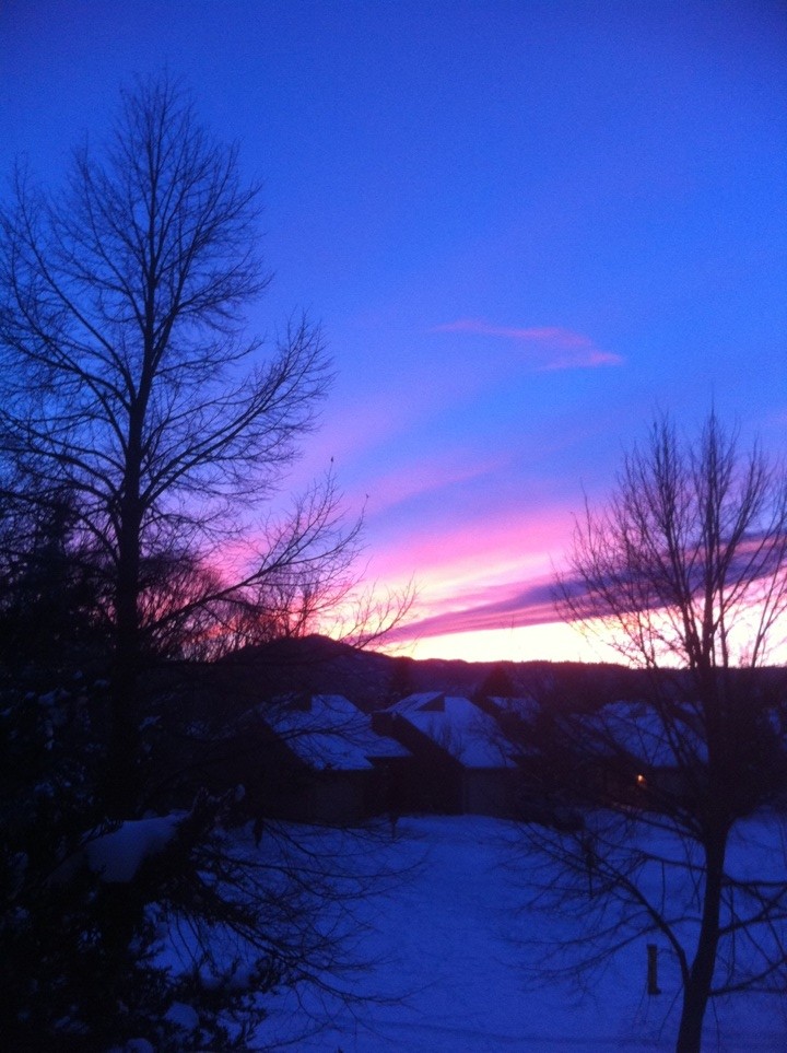 Sunset in Boulder, Colorado