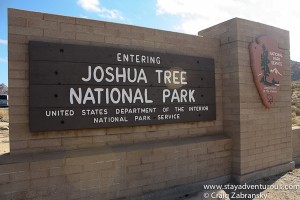 Joshua Tree National Park Enterance 