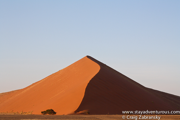 red sand dunes