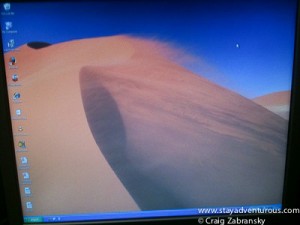 microsoft windows95 sand dune screen saver