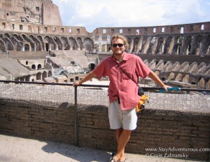 at the Rome Coliseum