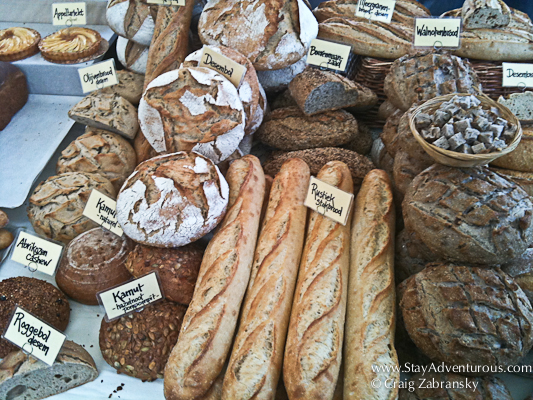 Bread from Noordermarkt Farmers market