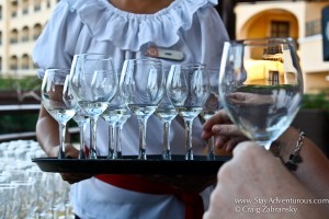 tray of tequila at hacienda tres rios resort in the riviera maya at a special tasting