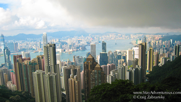 victoria peak hong kong, a city of contrasts