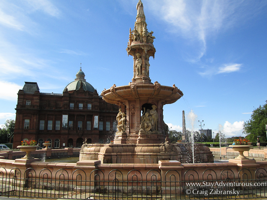 people's palace on the Glasgow Green, Glasgow, Scotland