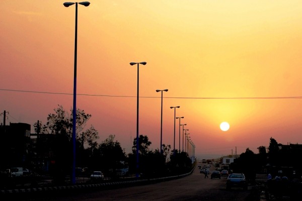 Elin Reitehaug photo of a sunset in Bostanabad, Iran