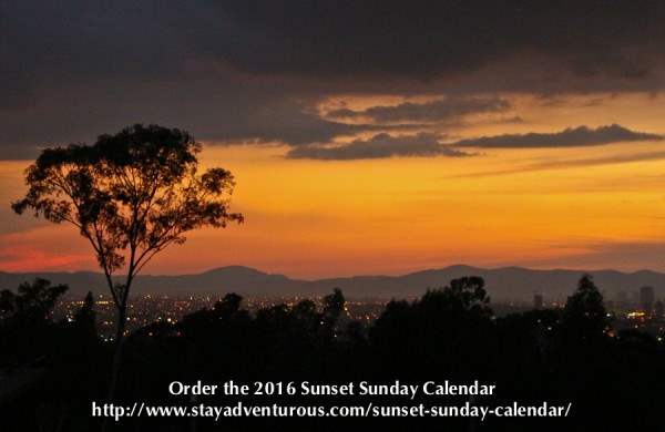 2016 Sunset Calendar Cover