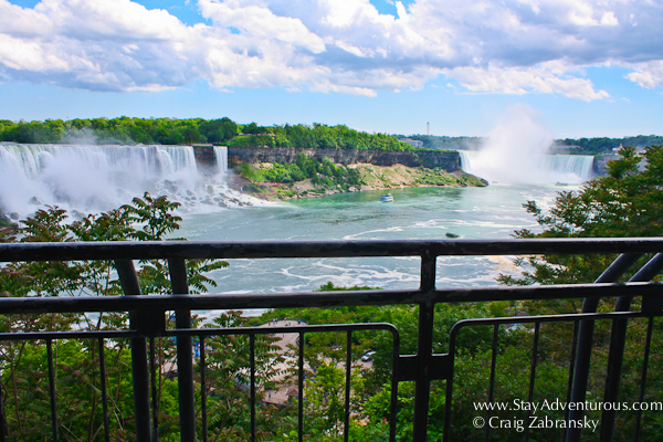 a view of the Niagara Falls from the Canada Side 