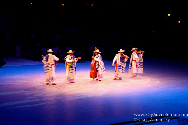 the Mexico Spectacular Show inside Xcaret Park in the Riviera Maya of Mexico