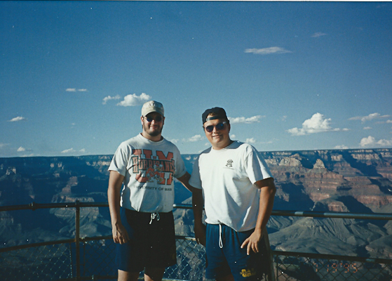 image from the 1995 cross country adventure and the stop at the south rim of the Grand Canyon, Arizona, USA