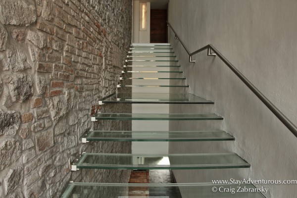 Open Air Stairs, part of the Architecture at hotel La Purificadora in Puebla, Mexico