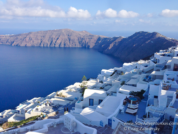 the view of imerovigli, santorini 