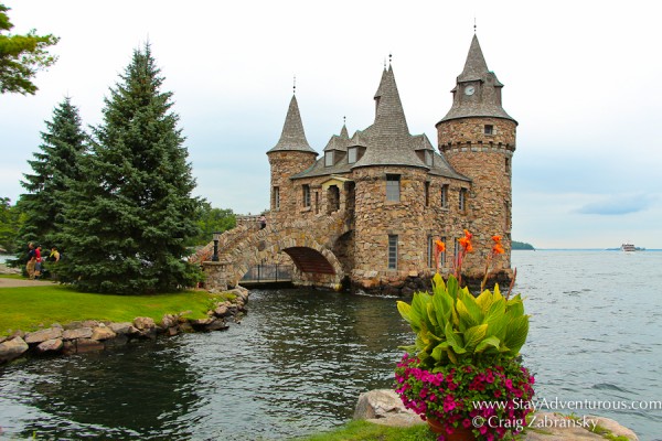 Boldt-Castle in the 1000 islands, Alexandria Bay, St Lawrence River