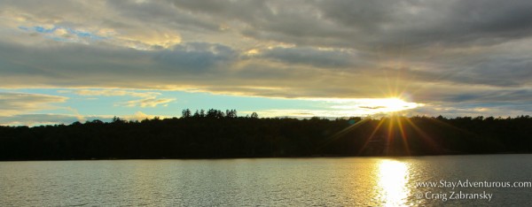 An Adirondack Sunset from Long Lake, New York