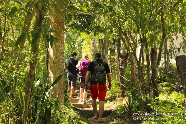 walking in Yelapa, exploring the jungle and its offerings outside of Puerto Vallarta