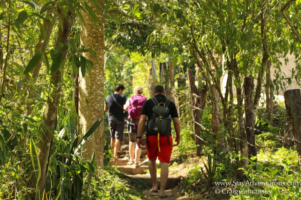 walking in Yelapa, exploring the jungle and its offerings outside of Puerto Vallarta
