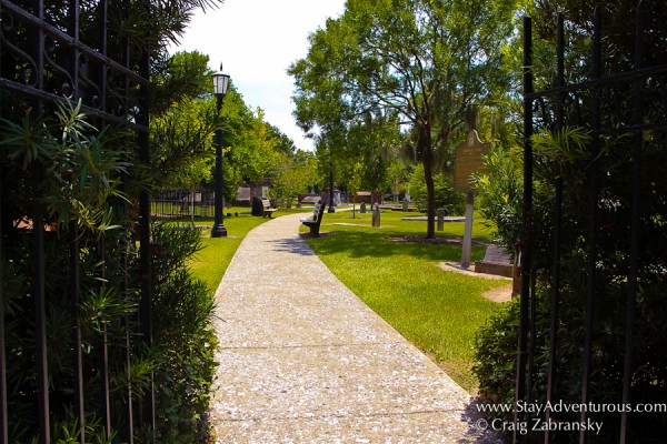 the Savannah Cemeterry. 