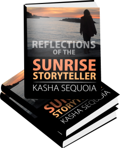 book cover and details on Reflections of the Sunrise Storyteller 