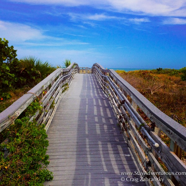 the path to Bill Baggs Cape Florida State Park on Key Biscayne