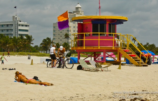 walking the sands of south beach miami