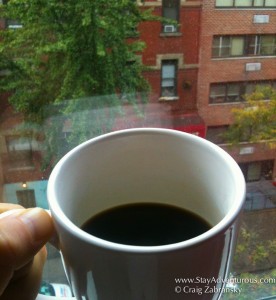 Cup of Coffee in Hell's Kitchen Apartment