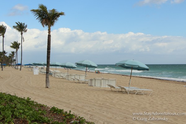 morning view of ft lauderdale beach, florida