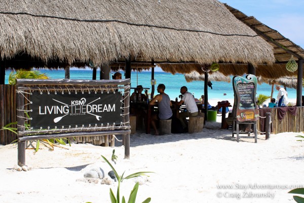 living the dream, xpu-ha Riviera Maya mexico