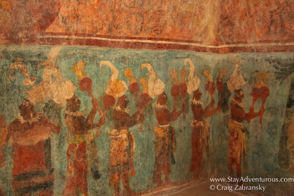 the mayan murals of Bonampak, the Bonampak Paintings