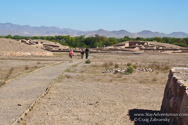 the Pueblo Ruins at Paquime, a UNESCO Heritage site located outside of Casas Grandes in Chihuahua, Mexico