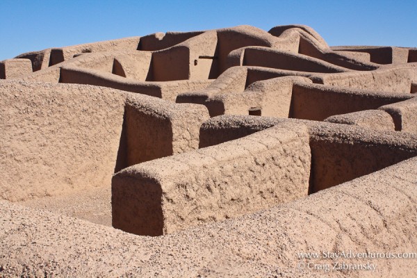 the Pueblo Ruins at Paquime, a UNESCO Heritage site located outside of Casas Grandes in Chihuahua, Mexico