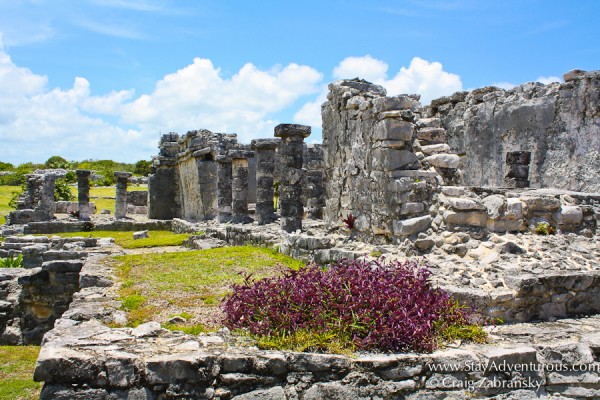 the mayan ruins of Tulum in the Riviera Maya of Mexico. 