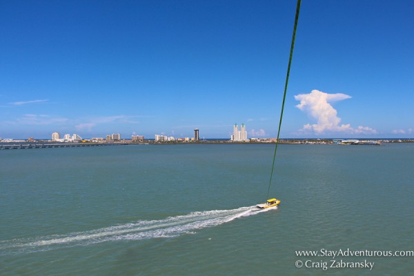 parasailing on south padre island, texas