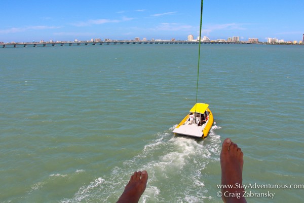 Parasailing in South Padre Island Texas