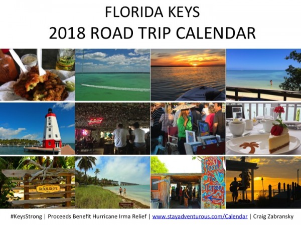 Florida Keys 2018 Calendar Month by Month