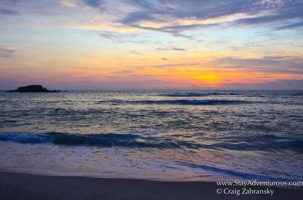 sunset at the residences bach club in punta de mita, riviera nayarit, mexico