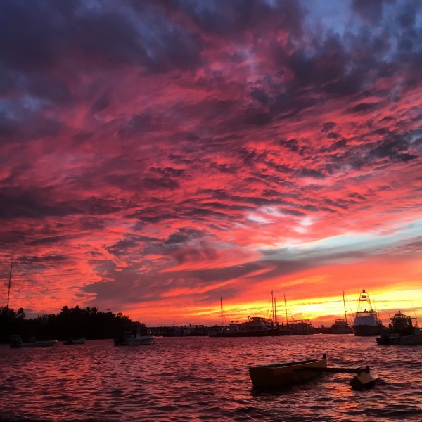 sunset from islamorada, florida, a classic florida keys sunset