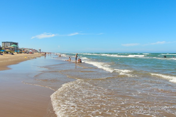 strolling the sands of the beach in South Padre Island, Texas 