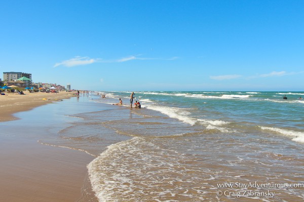 strolling the sands of the beach in South Padre Island, Texas 