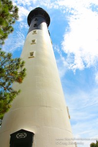 the historic lighthouse visitors can climb at hunting state park near beaufort, south carolina