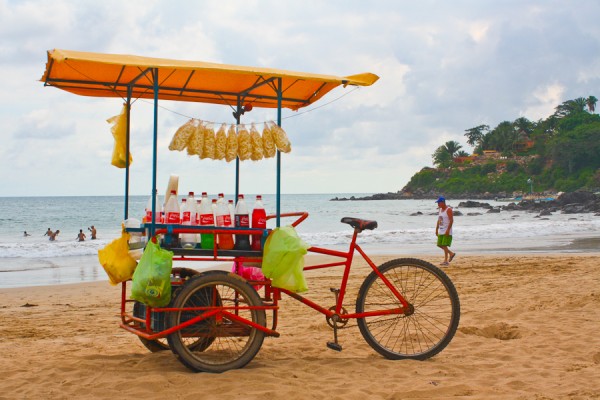 chacala beach in the riviera nayarit, mexico