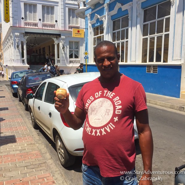 Leo my tour guide in Santiago de Cuba