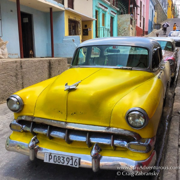 classic car in santiago de cuba