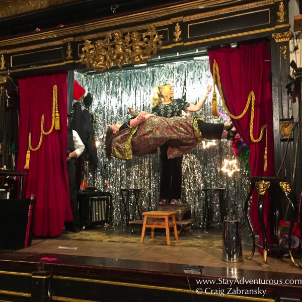 magic show and the Houdini museum in Scranton, PA