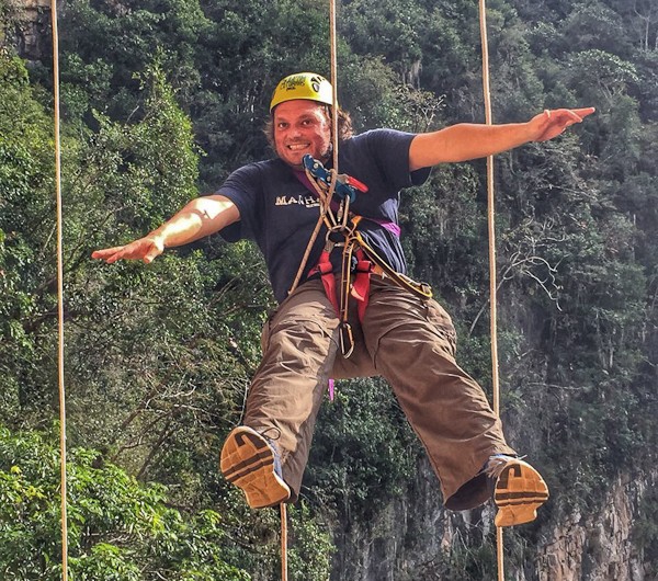 Dropping down the Sinkhole of Parrots outside of Tuxtla in Chiapas Mexico