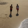 Postcard-A Heart in the Sand, Puerto Vallarta