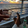 Preparing for Santiago de Cuba and Toasting the Joy of Discovery at Sunset